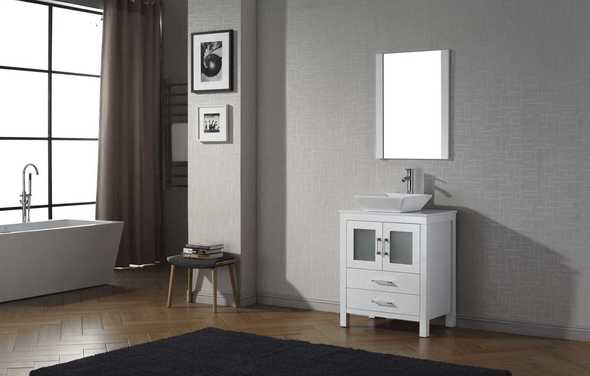 black double vanity 60 Virtu Bathroom Vanity Set Light Modern