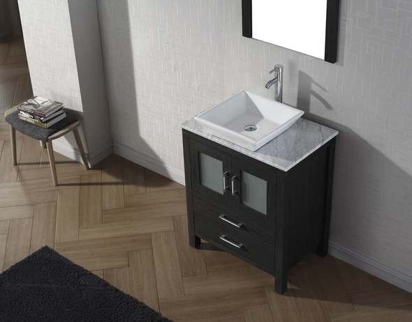 lavatory cabinet Virtu Bathroom Vanity Set Dark Modern