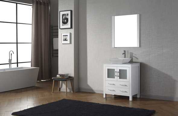 whitewashed walnut vanity Virtu Bathroom Vanity Set Light Modern
