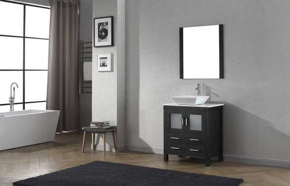 rustic bathroom furniture Virtu Bathroom Vanity Set Dark Modern