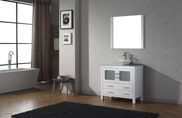 white oak bathroom Virtu Bathroom Vanity Set Light Modern