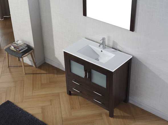 single 30 inch bathroom vanity Virtu Bathroom Vanity Set Dark Modern