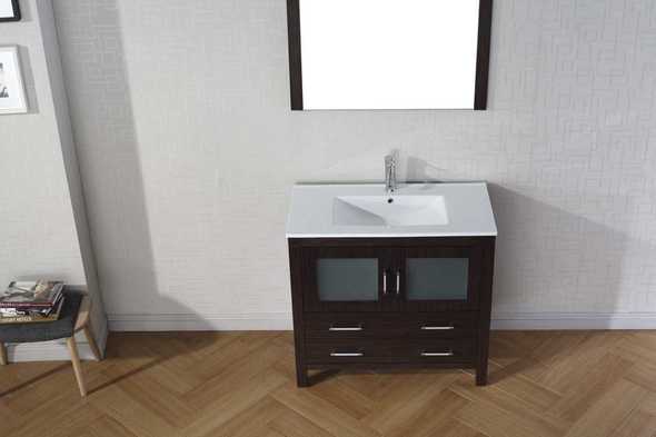 single 30 inch bathroom vanity Virtu Bathroom Vanity Set Dark Modern