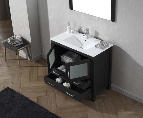60 double vanity Virtu Bathroom Vanity Set Dark Modern