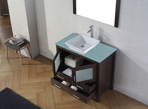 bathroom vanity with sink 30 inch Virtu Bathroom Vanity Set Bathroom Vanities Dark Modern