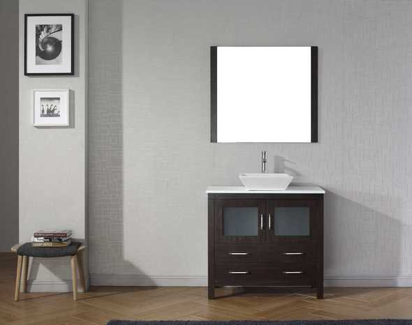 made vanity unit Virtu Bathroom Vanity Set Dark Modern