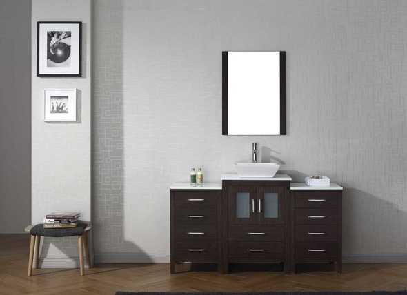 30 inch wide vanity Virtu Bathroom Vanity Set Dark Modern