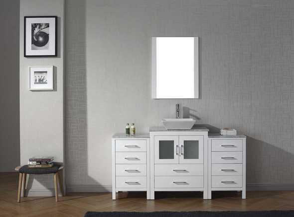 double vanity with tower Virtu Bathroom Vanity Set Light Modern