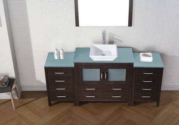 2 vanity bathroom ideas Virtu Bathroom Vanity Set Dark Modern