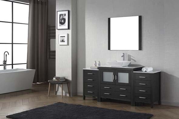 30 in bathroom vanity with drawers Virtu Bathroom Vanity Set Dark Modern