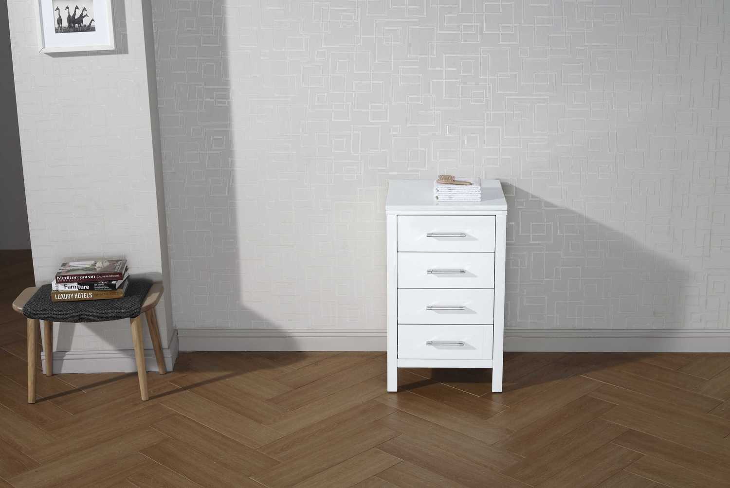 stand alone linen cabinet Virtu Side Cabinet Light Modern