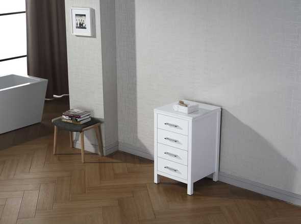 stand alone linen cabinet Virtu Side Cabinet Light Modern