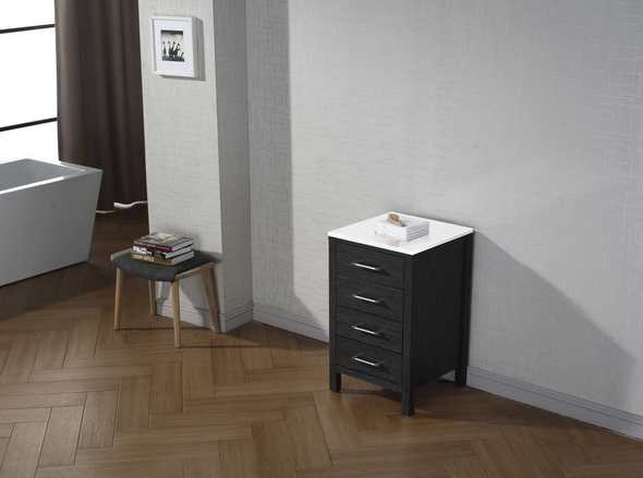 corner linen cabinet Virtu Side Cabinet Dark Modern
