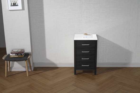 corner linen cabinet Virtu Side Cabinet Dark Modern