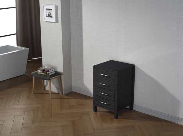 corner basin with cabinet Virtu Side Cabinet Storage Cabinets Dark Modern
