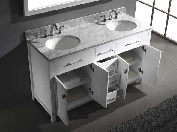 40 inch double sink vanity Virtu Bathroom Vanity Set Light Transitional