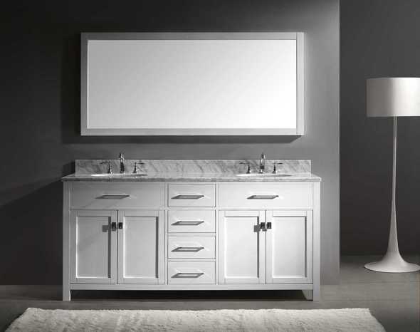 70 inch vanity top single sink Virtu Bathroom Vanity Set Light Transitional