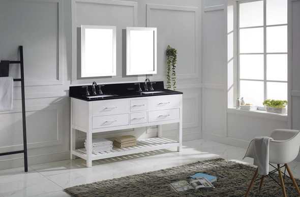 small sink and cabinet Virtu Bathroom Vanity Set Light Transitional