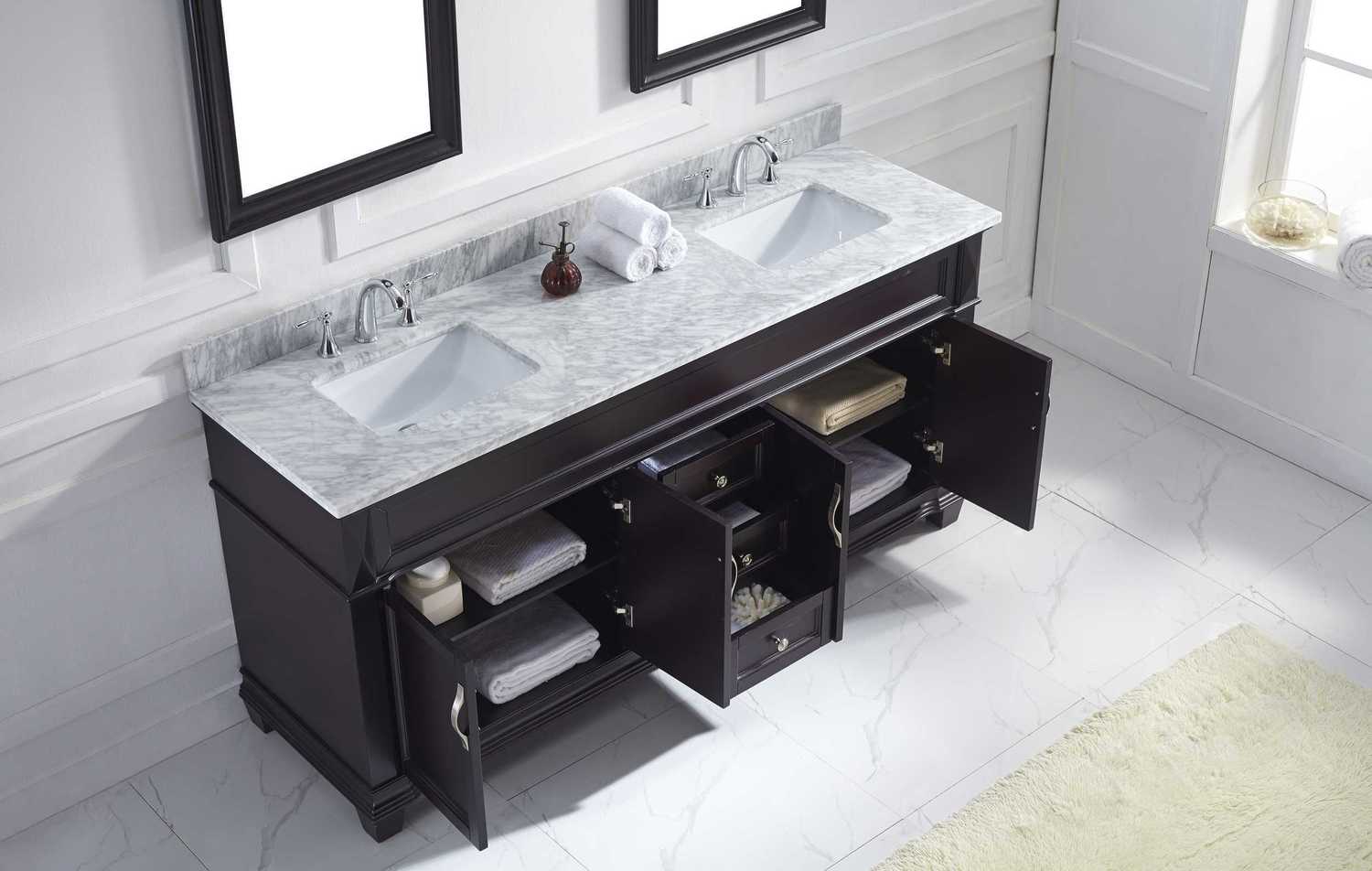 bathroom vanity sets for sale Virtu Bathroom Vanity Set Dark Transitional