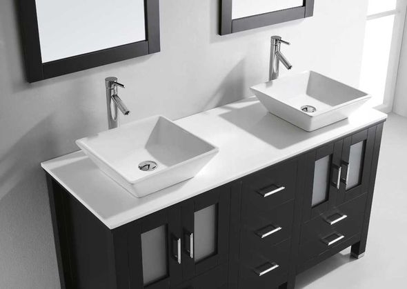 single sink bathroom vanity 30 inch Virtu Bathroom Vanity Set Bathroom Vanities Dark Modern