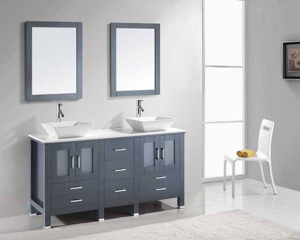 70 inch double vanity Virtu Bathroom Vanity Set Medium Modern