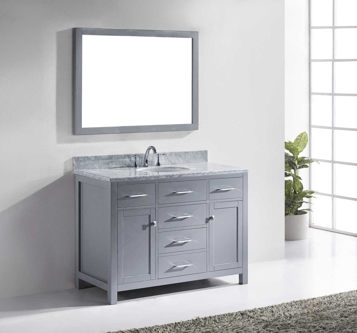 double sink bathroom vanity designs Virtu Bathroom Vanity Set Bathroom Vanities Medium Transitional