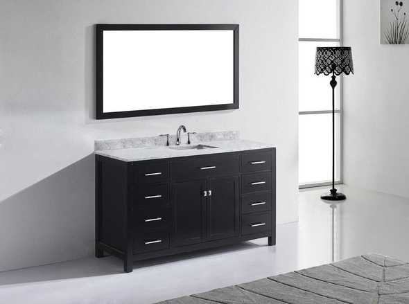 vanity installation cost Virtu Bathroom Vanity Set Dark Transitional