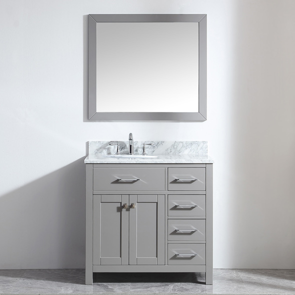 small corner bathroom sink vanity units Virtu Bathroom Vanity Set Light Transitional