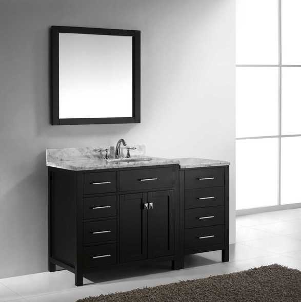 counter top basin design Virtu Bathroom Vanity Set Dark Transitional