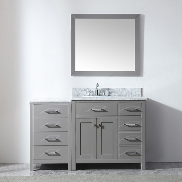 rustic bathroom cabinet Virtu Bathroom Vanity Set Light Transitional