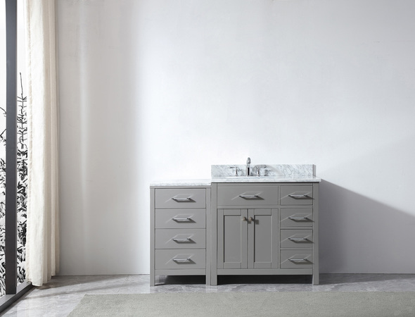 sink and cabinet for small bathroom Virtu Bathroom Vanity Set Light Transitional