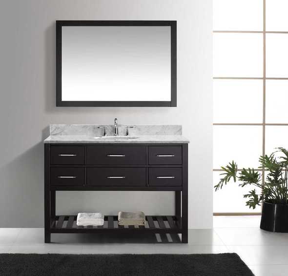 bathroom vanities with tops clearance Virtu Bathroom Vanity Set Dark Transitional