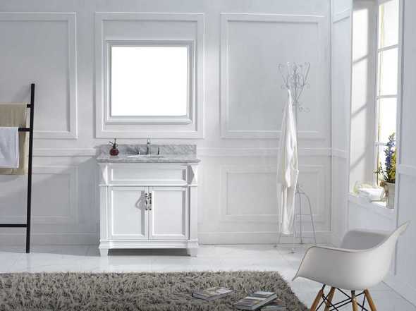 small sink with cabinet Virtu Bathroom Vanity Set Light Transitional