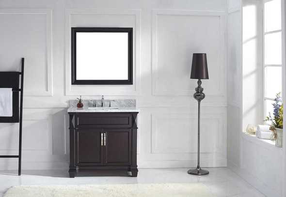 40 inch bathroom cabinet Virtu Bathroom Vanity Set Dark Transitional