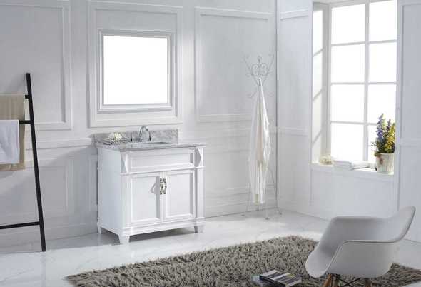 affordable vanities Virtu Bathroom Vanity Set Light Transitional