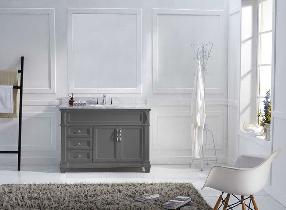 30 wood vanity Virtu Bathroom Vanity Set Medium Transitional