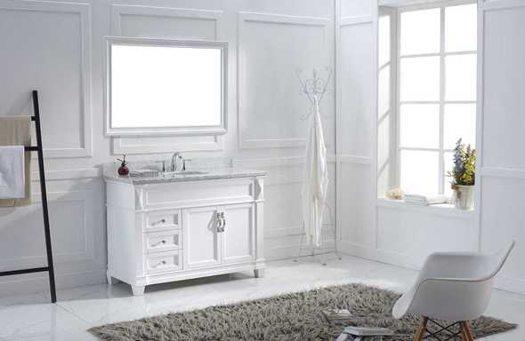 small corner vanity unit Virtu Bathroom Vanity Set Light Transitional