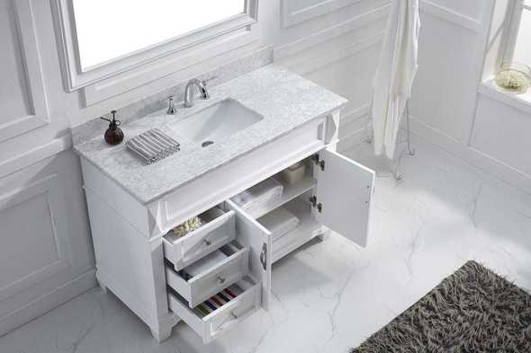50 double sink vanity Virtu Bathroom Vanity Set Light Transitional