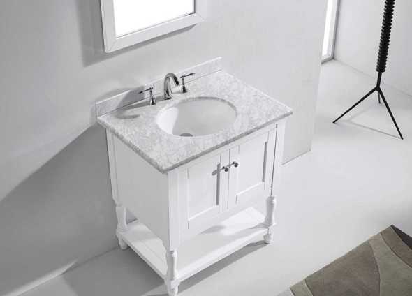 30 inch vanity with drawers Virtu Bathroom Vanity Set Light Transitional