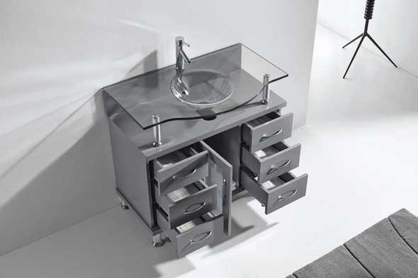 quartz countertops for bathrooms Virtu Bathroom Vanity Set Medium Modern