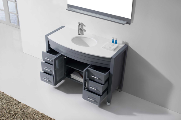 modern bathroom countertops Virtu Bathroom Vanity Set Bathroom Vanities Medium Modern