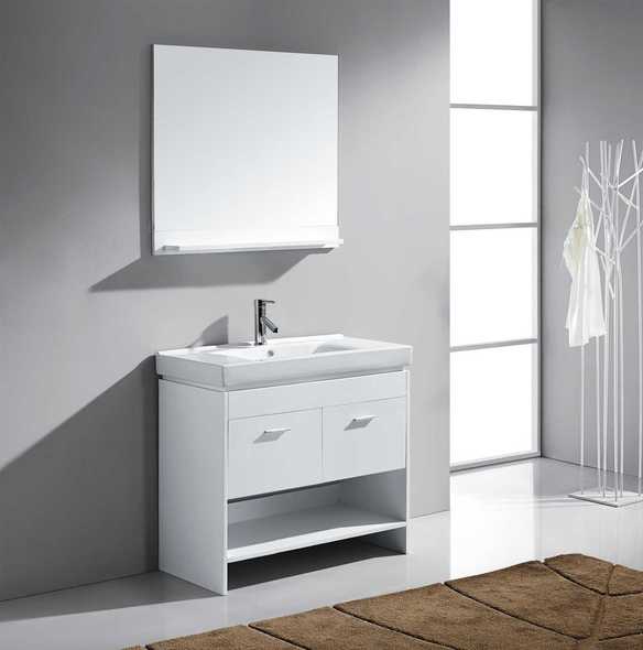 lowes clearance vanity Virtu Bathroom Vanity Set Light Modern