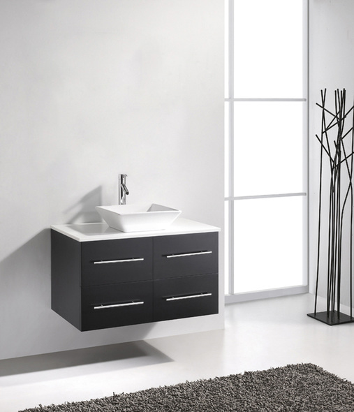 good quality bathroom vanities Virtu Bathroom Vanity Set Dark Modern