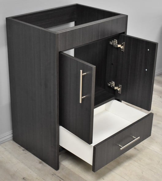double vanity with cabinet Volpa Bathroom Vanities Black Ash Modern