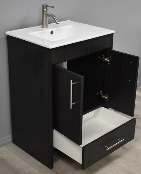 30 bathroom cabinet Volpa Bathroom Vanities Black Ash Modern