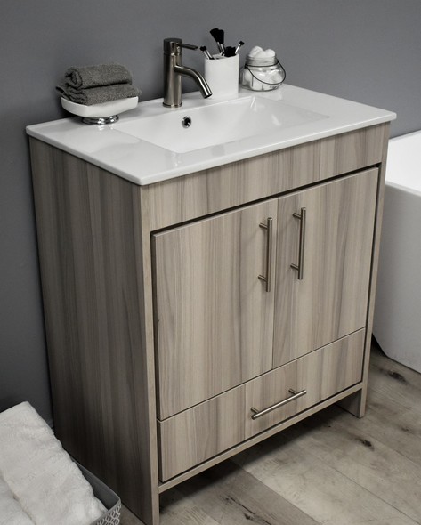 rustic vanities for sale Volpa Bathroom Vanities Ash Grey Modern