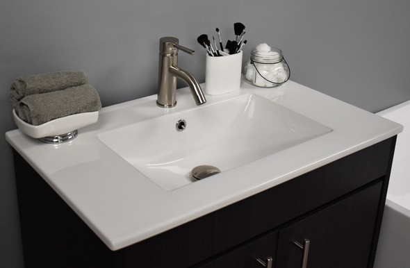 vanity sink only Volpa Black Ash Modern