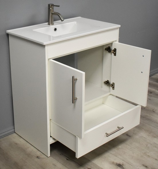 buy bathroom furniture Volpa Soft White Modern