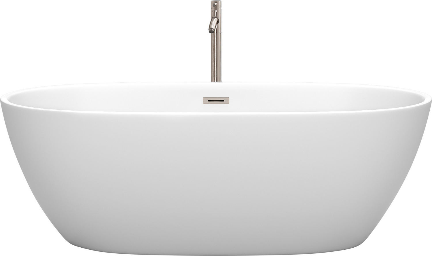 clawfoot tub faucet shower kit Wyndham Freestanding Bathtub