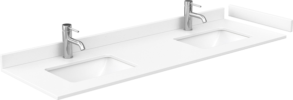 60 inch single sink bathroom vanity Wyndham Vanity Set White Modern